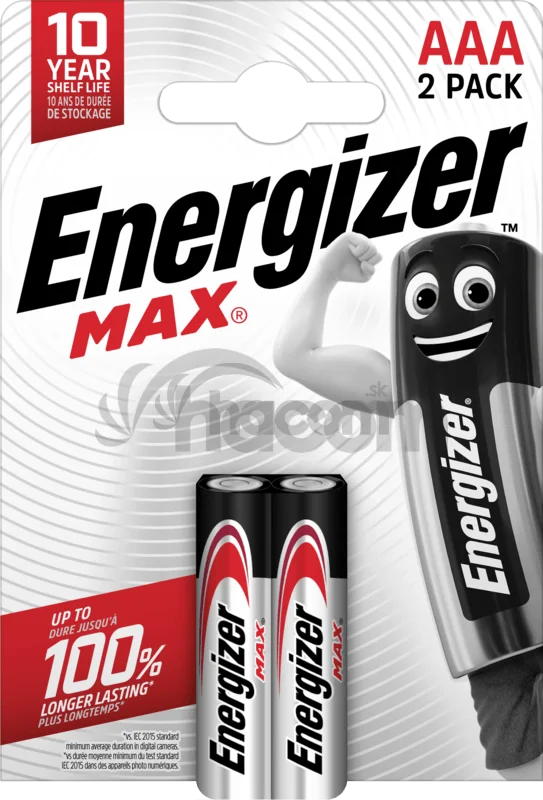 Energizer Max AAA alkalické batérie 2ks E303325300