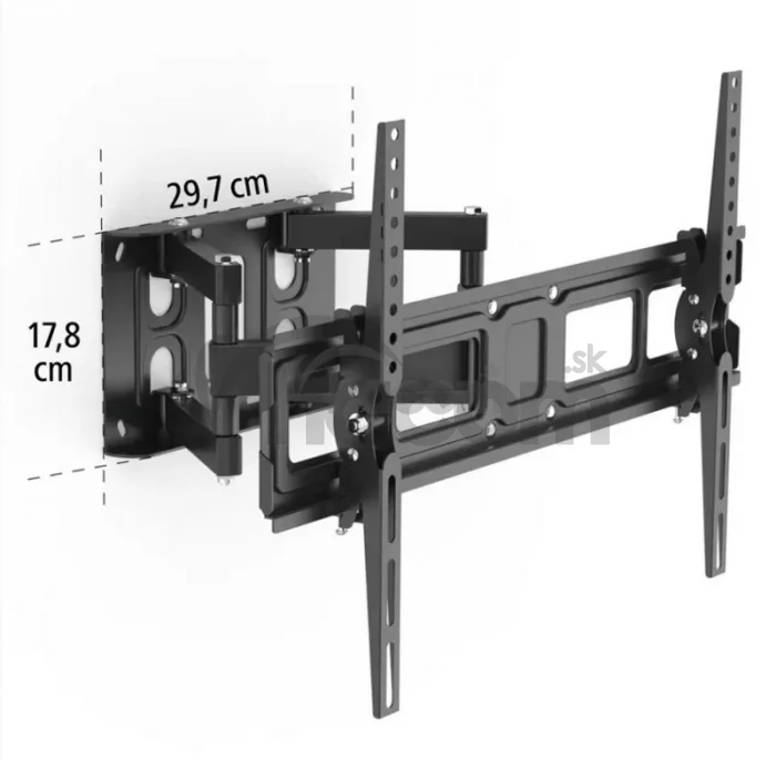 Hama nástenný držiak TV, pohyblivý (2 dvojité ramená), 600x400 pre 32 až 84 palcov