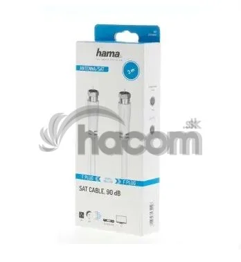 Hama SAT kábel F-vidica 90dB 3m