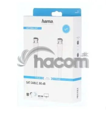 Hama SAT kábel F-vidica 90dB 5m