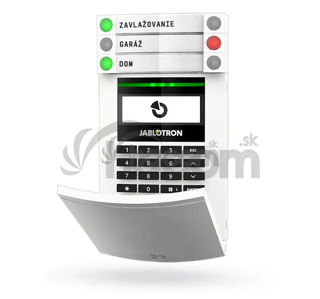 Jablotron JA-114E zbernicový prístupový modul s displejom, klávesnicou a RFID