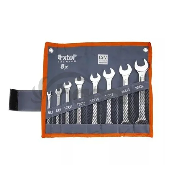 Kľuče ploché EXTOL PREMIUM 8ks