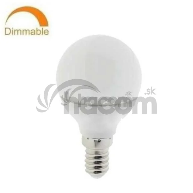 LED žiarovka 6W E14 studená biela Dimmable