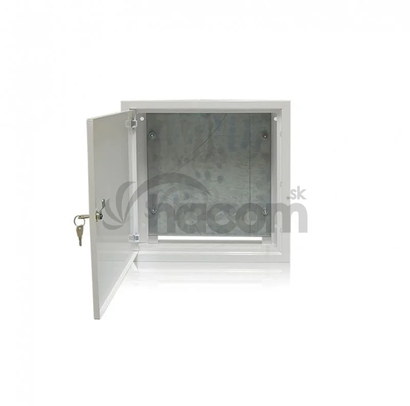 Skriňa so zámkom 500x500x200mm s montážnou platňou