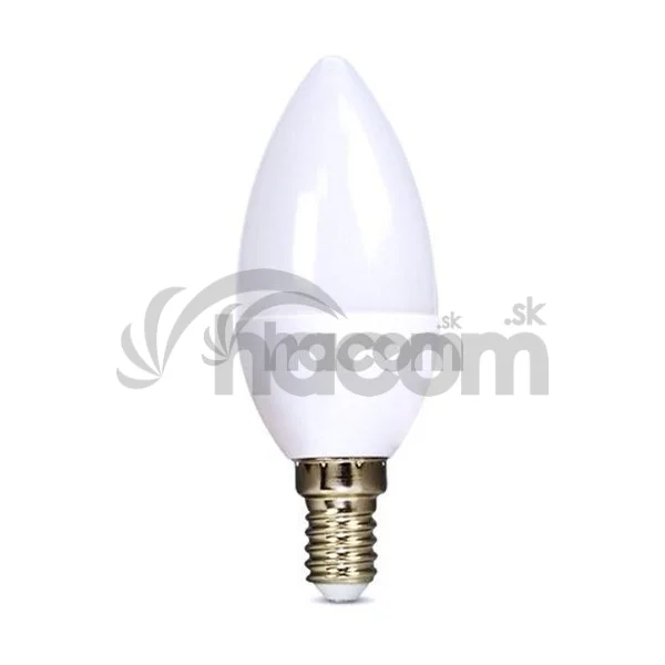 Solight LED žiarovka 6W E14 sviečka teplá biela