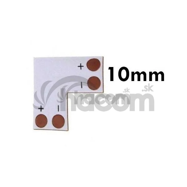 Spojka rohová pre LED pás 5050/5630 10mm