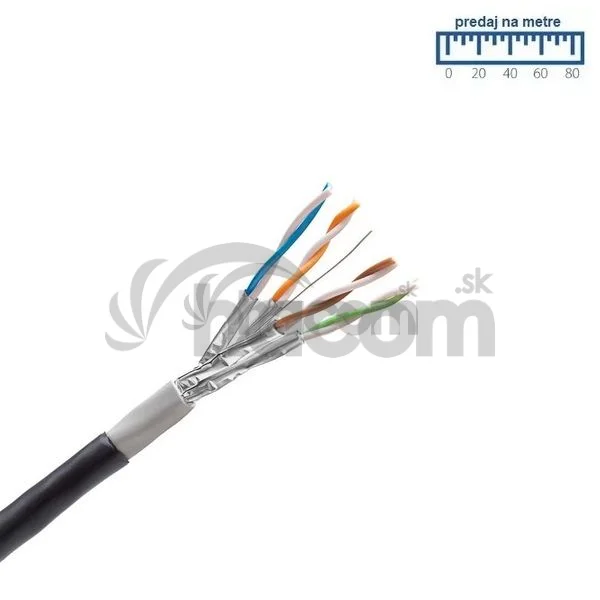 Optronet Kábel FTP CAT6A PVC LSOH AWG24 fialový (m)