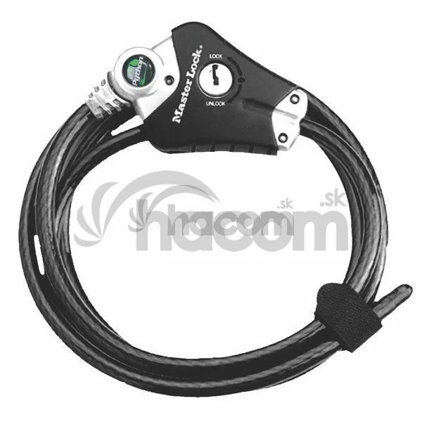 Nastaviteľný lanový zámok na fotopasce Master Lock 10 mm