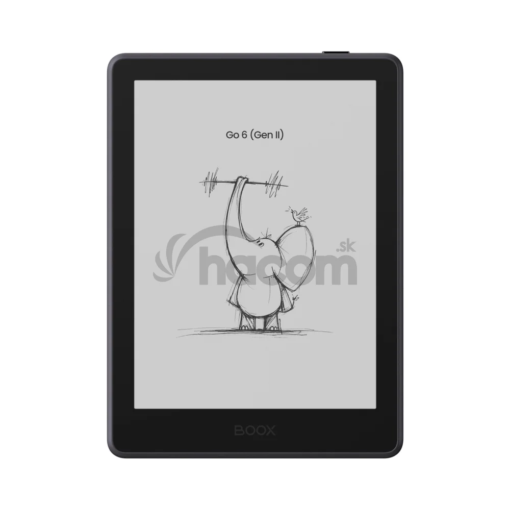 E-book ONYX BOOX GO 6 (Gen II), plum, 6" Carta 1300, 32GB, Bluetooth, Android 11, E-ink displej