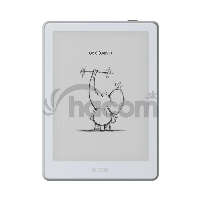 E-book ONYX BOOX GO 6 (Gen II), stone, 6" Carta 1300, 32GB, Bluetooth, Android 11, E-ink displej