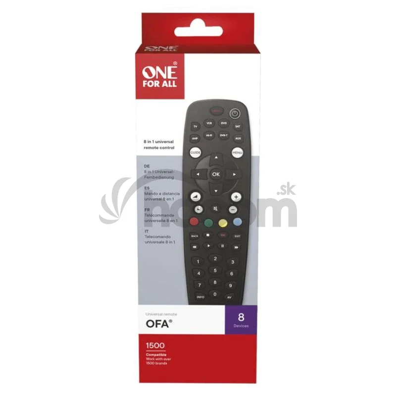 Univerzálny diaľkový ovládač OFA Basic 8