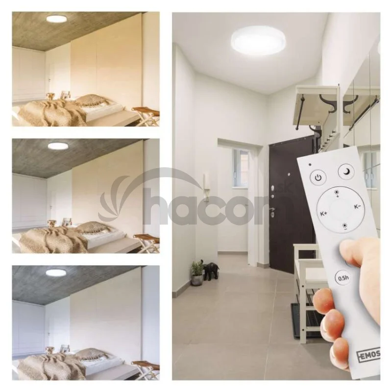 LED prisadené svietidlo ILVI, kruhové 45W, stmiev.so zmenou CCT