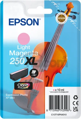 Epson Singlepack Light Magenta 250XL ink