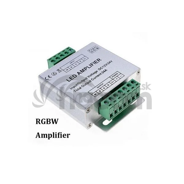 LED zosilňovač/rozbočovač pre ovládania RGB-W, 288W