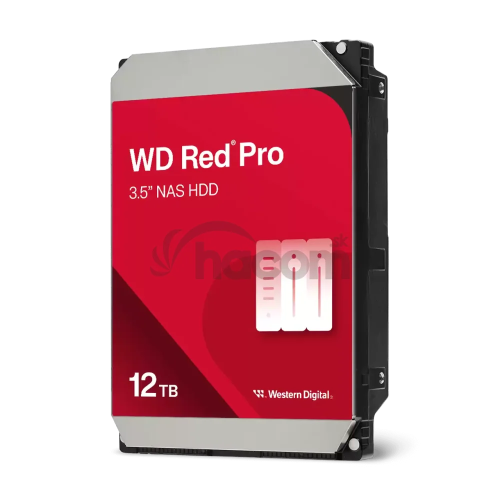 QNAP WD, HDD, Red Pro, SATA III, 3.5-inch, 12TB, WD122KFBX