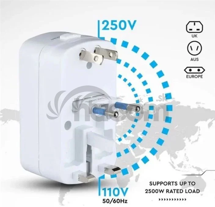 V-TAC Cestovný univerzálny adaptér 8704