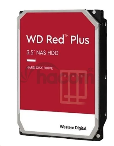 QNAP WD, HDD, Red Plus, SATA III, 3.5-inch, 8TB, WD80EFPX