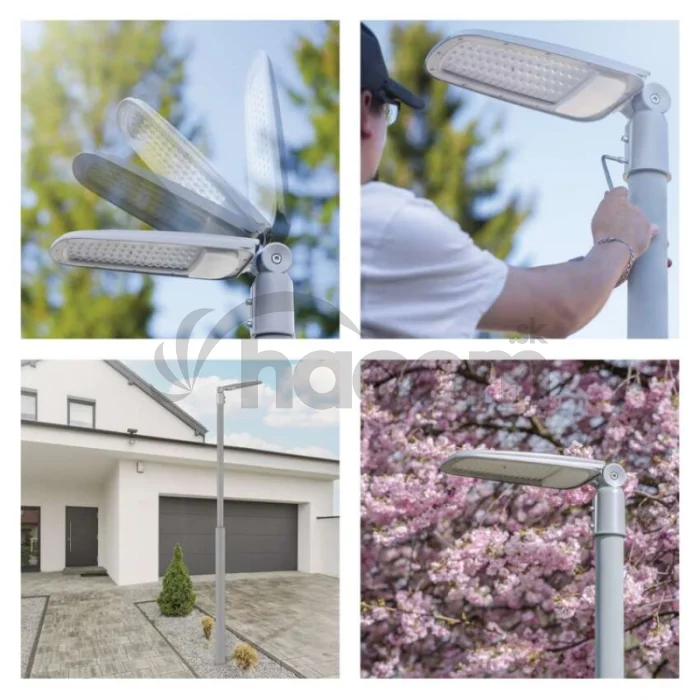 Pouličné verejné LED svietidlo SOLIS 70W, 8400 lm, neutrálna biela