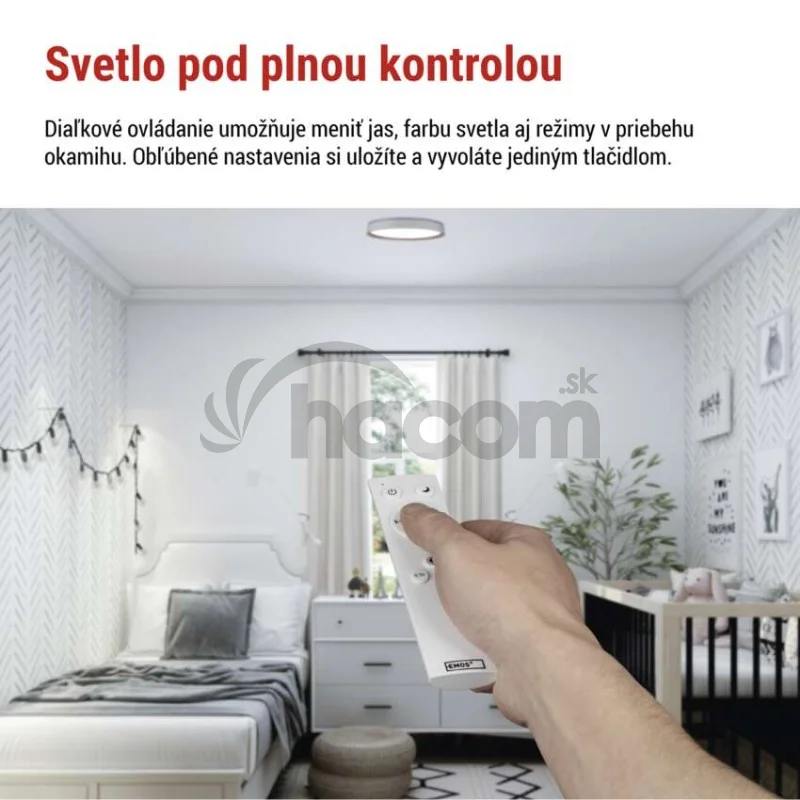 LED nástenné svietidlo ILVI, kruhové, 30 W, stmievateľné so zmenou CCT, biela + drevo