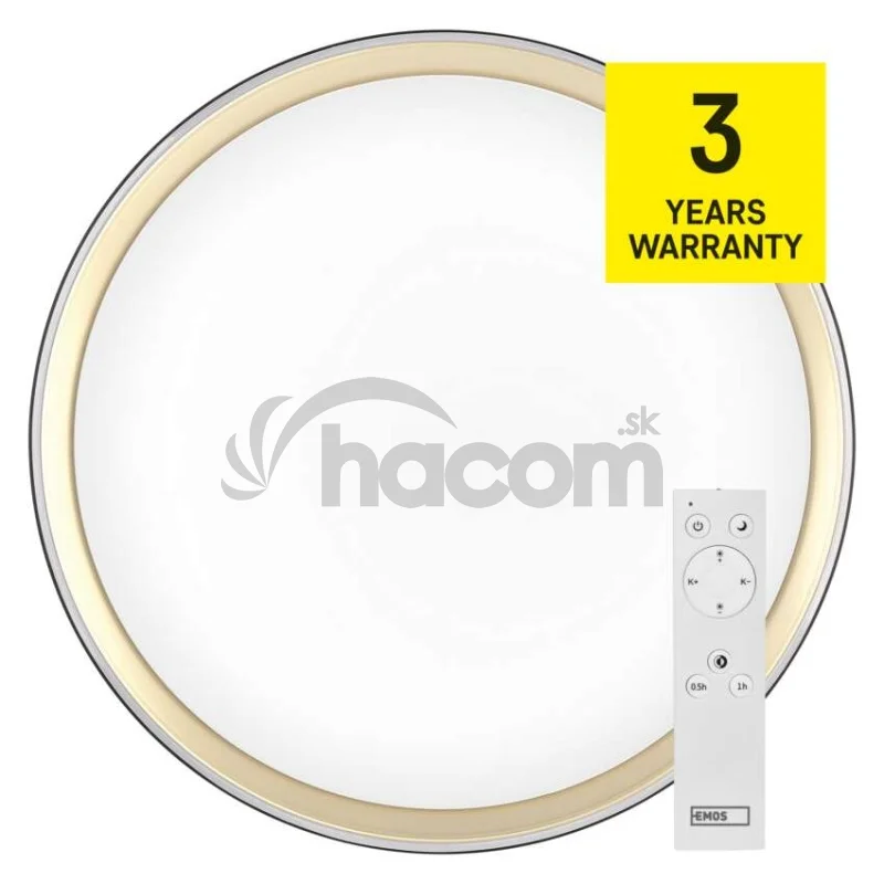 LED nástenné svietidlo ILVI, kruhové 30 W, stmievanie + CCT, čierna + šampanská