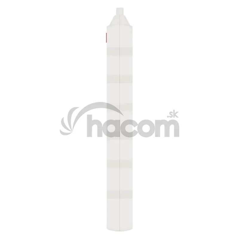 Predlžovací kábel 3 m / 6 zásuviek / s vypínačom / biely / PVC / 1,5 mm2
