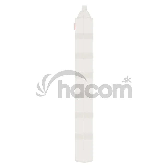 Predlžovací kábel 3 m / 6 zásuviek / s vypínačom / biely / PVC / 1,5 mm2