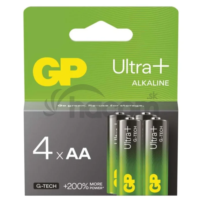 Alkalická batéria GP Ultra Plus LR6 (AA), 4 ks