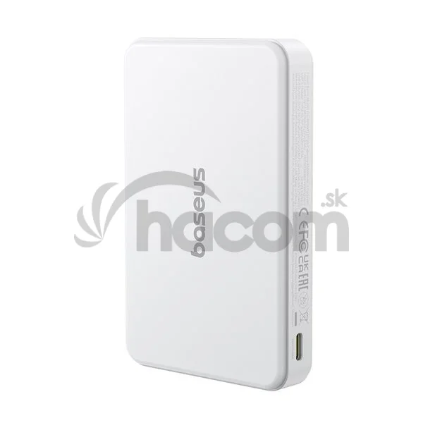Baseus Airpow 2 22.5W Qi2 Magnetická Powerbanka 10000mAh Moon White