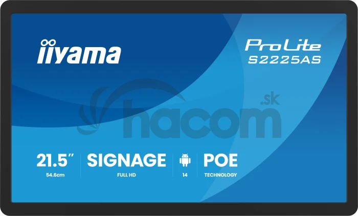 22" iiyama S2225AS-B1P: IPS, FHD, Android