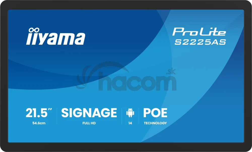 22" iiyama S2225AS-B1P: IPS, FHD, Android