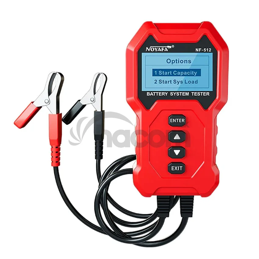 W-Star Tester batérií WSNF512, 12V, záťažový Test, min a pracovný V, odpor batérie