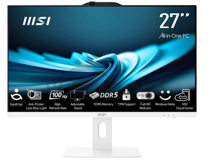 MSI PRO/AP272P 14M-1078EU/AIO/i5-14400/8GB/512GB/Intel int/W11H/3R