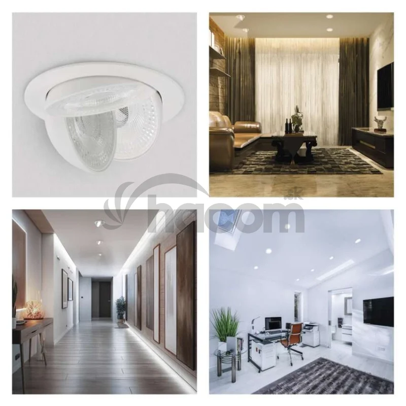 LED bodové svietidlo GERI 6,5W 780LM IP20 CCT bielá