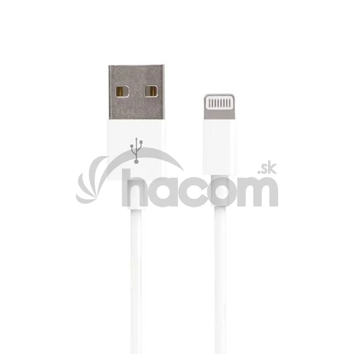 Dátový kábel Forever USB/Lightning 1m 1A biely