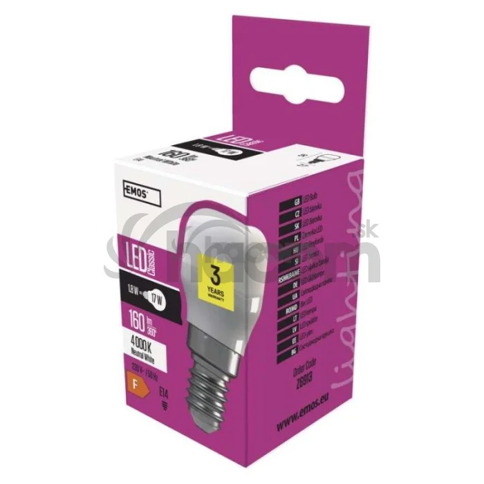 LED žiarovka do chladničiek Classic ST26 / E14 / 1,8 W (17 W) / 160 lm / neutrálna biela Z6913