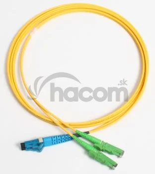 Patchcord FO duplex E2000/APC-LC 9/125um SM 15m, OS2