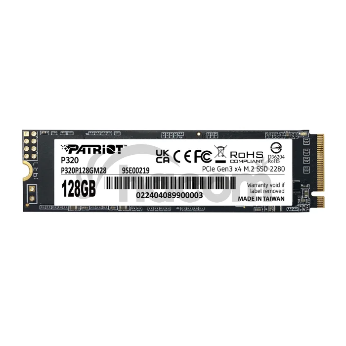 PATRIOT P320/128GB/SSD/M.2 NVMe/5R