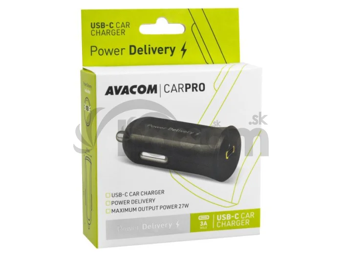 AVACOM CarPRO nabíjačka do auta s Power Delivery NACL-PD1X-KK