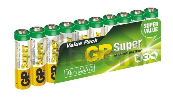 GP Super Alkalická batéria GP 10ks 1013100102