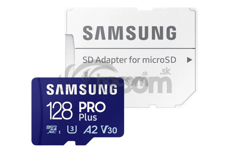 Samsung/micro SDXC/128GB/180MBps/Class 10/+ Adaptér/Modrá MB-MD128SA/EU