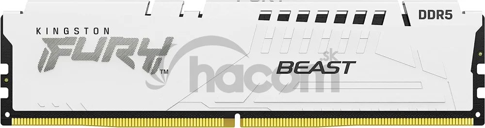 Kingston FURY Beast/DDR5/128GB/5600MHz/CL40/4x32GB/White