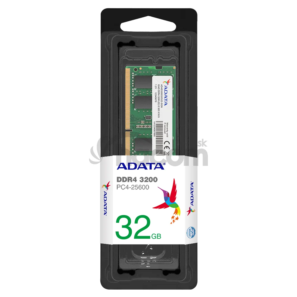 Adata/SO-DIMM DDR4/32GB/3200MHz/CL22/1x32GB