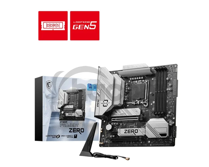 MSI B760M PROJECT ZERO/LGA 1700/mATX