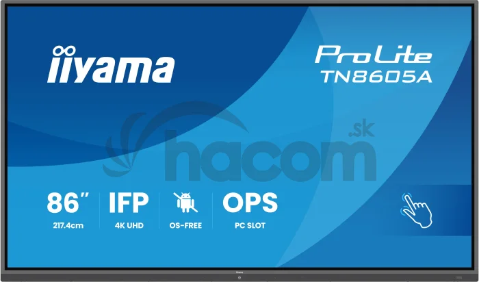 86" iiyama TN8605A-B1AG: IPS, 4K, no Android