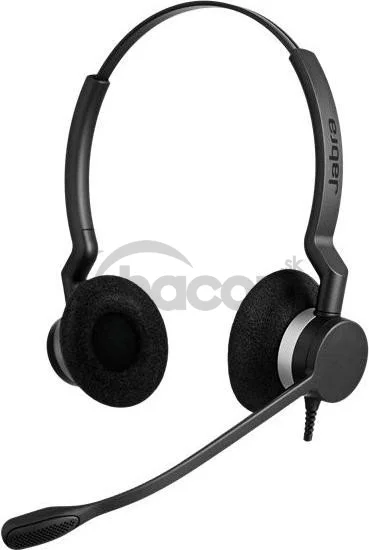 Jabra BIZ 2300/Stereo/QD/Drôt/Čierna