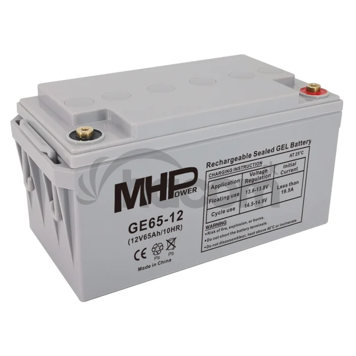 MHPower GE65-12 Gélový akumulátor 12V/65Ah