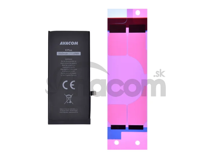 AVACOM batéria pre Apple iPhone 8 Plus - vysokokapacitný, Li-Ion 3,82 V 3060mAh (náhrada 616-00367)