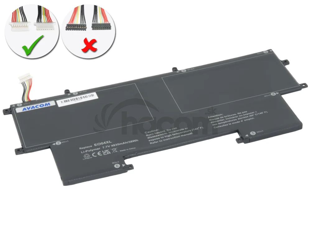 Batéria AVACOM pre HP EliteBook Folio G1 EO04XL Li-Pol 7,7 V 4935mAh 38Wh