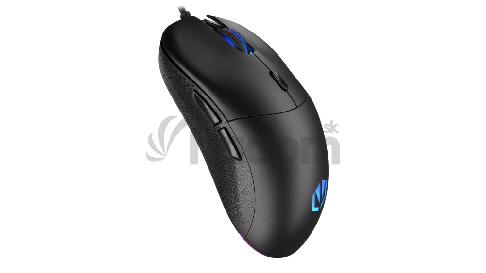 Endorfy Gem Plus/Herná/Optická/Pre pravákov/19 000 DPI/Drôtové USB-A/Čierna