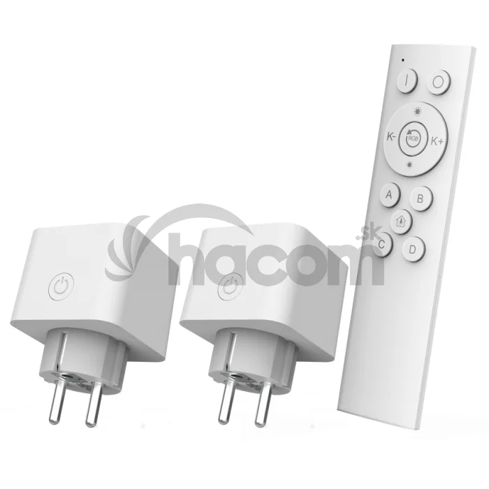 TRUST WIFI Socket Starter Set 2 Smart Plugs + Remote